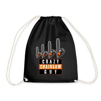 Tronçonneuse Tronçonneuses Bûcherons - Sac de sport léger - noir - Devant