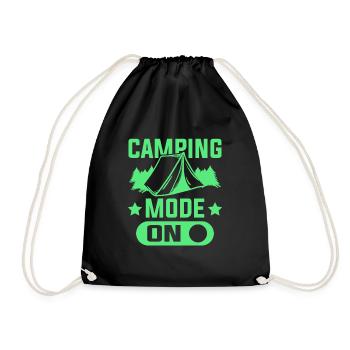 mode camping - Sac de sport léger - noir - Devant