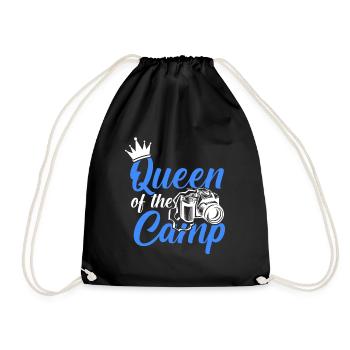 camping queen camp - Sac de sport léger - noir - Devant