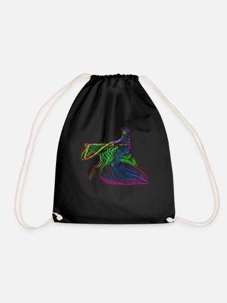 Reining dressage équitation colorée équitation western - Sac de sport léger - noir