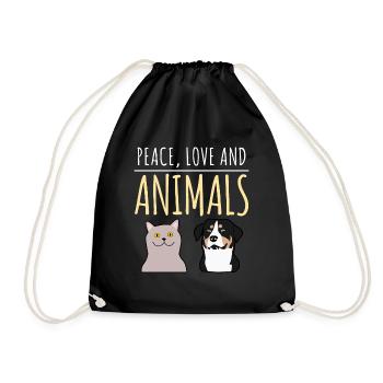 Veterinarian Veterinary Animals Veterinary practice - Drawstring Bag - black - Front