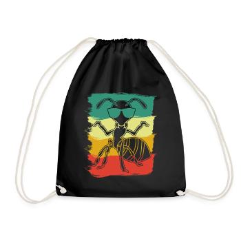 Ants Sunglasses Ant Farm Ant - Drawstring Bag - black - Front
