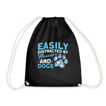 Florist Floristry Flowers Florist - Drawstring Bag - black - Front