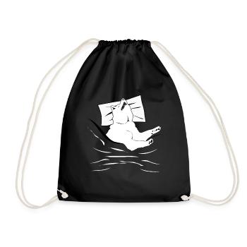 Berger Blanc Sommeil Chiens de Berger - Sac de sport léger - noir - Devant