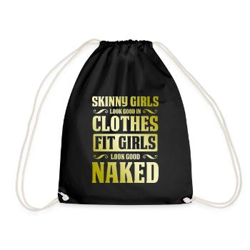 I am your God psalm - Drawstring Bag - black - Front