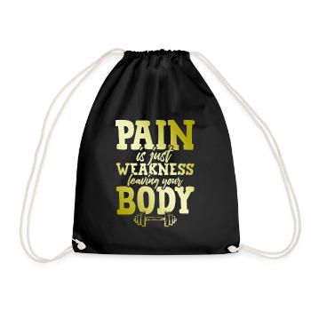 everything is possible with God - Drawstring Bag - black - Front