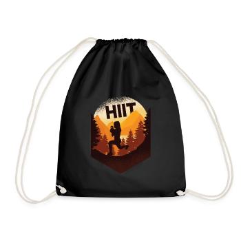 HIIT Fitness Femme - Sac de sport léger - noir - Devant