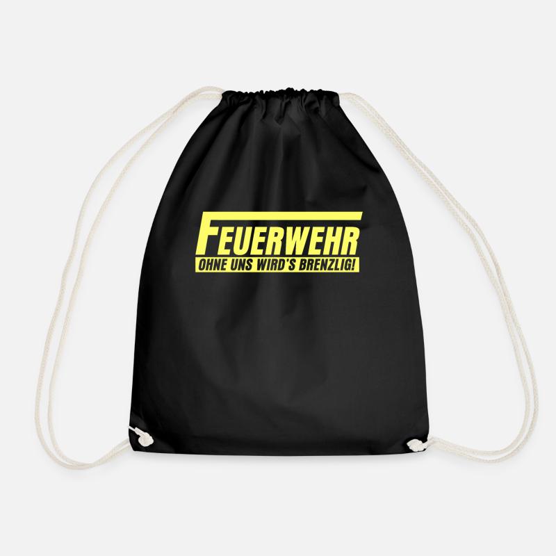 Jugendfeuerwehr Berufsfeuerwehr - Turnbeutel - Schwarz