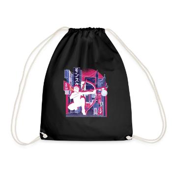 Arrowtag de la ville asiatique - Sac de sport léger - noir - Devant