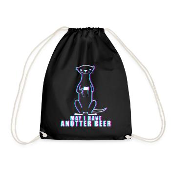 Otter Beer Rave Techno Raver Seeotter - Sac de sport léger - noir - Devant