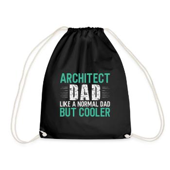 Architect Gift Profession Architecture Job Architect - Drawstring Bag - black - Front