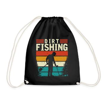 Détection de métaux, détecteur de métaux - Sac de sport léger - noir - Devant