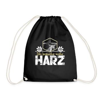 Harz Holiday Harzer Brocken - Drawstring Bag - black - Front