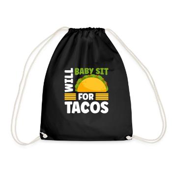 Baby-sitter Gift Babysitting Meilleure baby-sitter - Sac de sport léger - noir - Devant