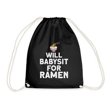 Baby-sitter Gift Babysitting Meilleure baby-sitter - Sac de sport léger - noir - Devant