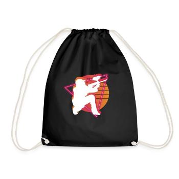 Vaporwave Paintball - Sac de sport léger - noir - Devant