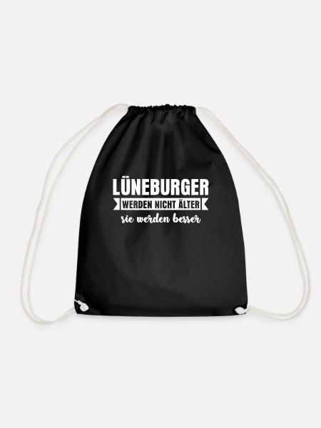 Lüneburg Witz Lüneburger - Turnbeutel - Schwarz