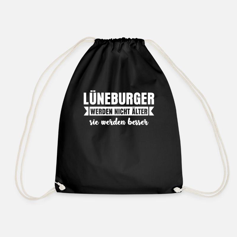 Lüneburg Witz Lüneburger - Turnbeutel - Schwarz