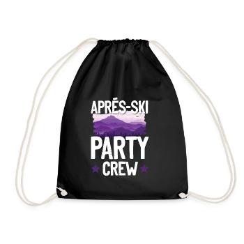 Apres SKi Party Crew - Turnbeutel - Schwarz - Vorne
