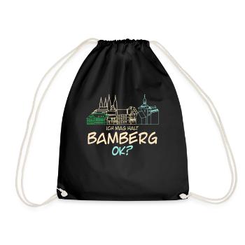 Bamberger J’aime Bamberg - Sac de sport léger - noir - Devant