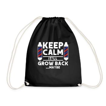 Hairdresser Saying Gift Hair Salon Hairdresser - Drawstring Bag - black - Front