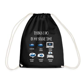 Cruise lovers, family cruise - Drawstring Bag - black - Front