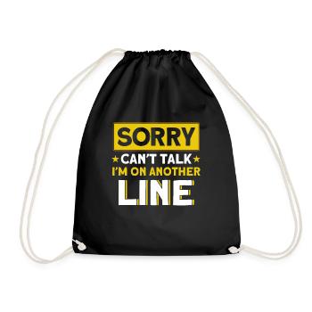 Cadeau de pêche Pêche Pêcheur Drôle De Pêcheur - Sac de sport léger - noir - Devant