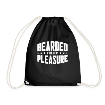 Barbes Dire Barbe Drôle Barbe Cadeau Barbe - Sac de sport léger - noir - Devant