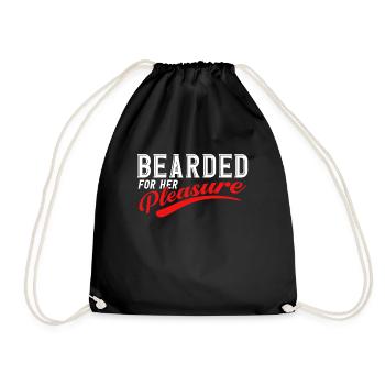 Barbes Dire Barbe Drôle Barbe Cadeau Barbe - Sac de sport léger - noir - Devant