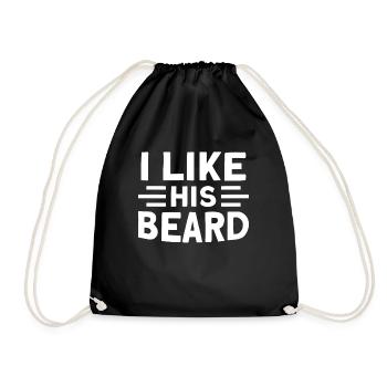Barbes Dire Barbe Drôle Barbe Cadeau Barbe - Sac de sport léger - noir - Devant