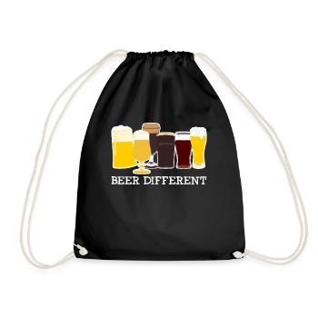 Beer Beer Different Beer Brewers - Drawstring Bag - black - Front