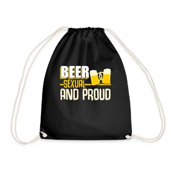 Beer funny Braumeister Bierbrauer - Drawstring Bag - black - Front