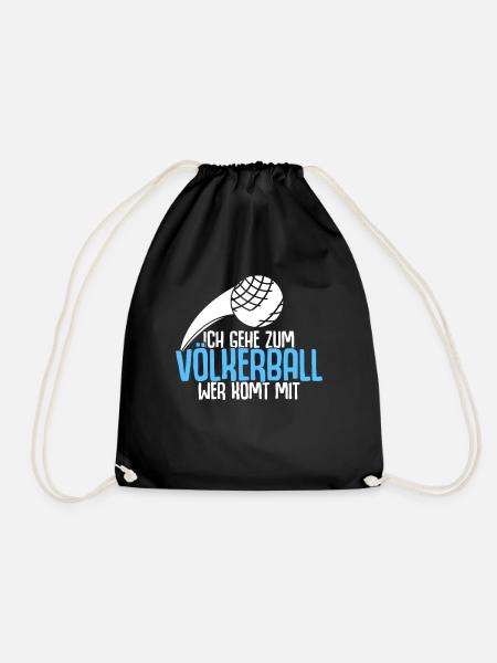 Völkerball - Turnbeutel - Schwarz