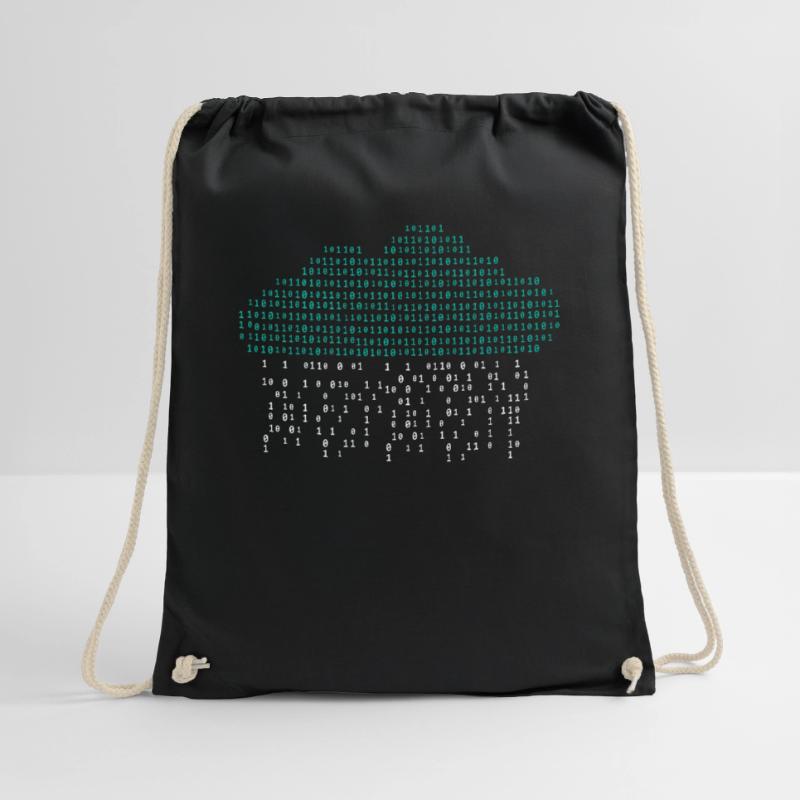 Cloud Engineer, Cloud Bits, Software developer Drawstring Bag