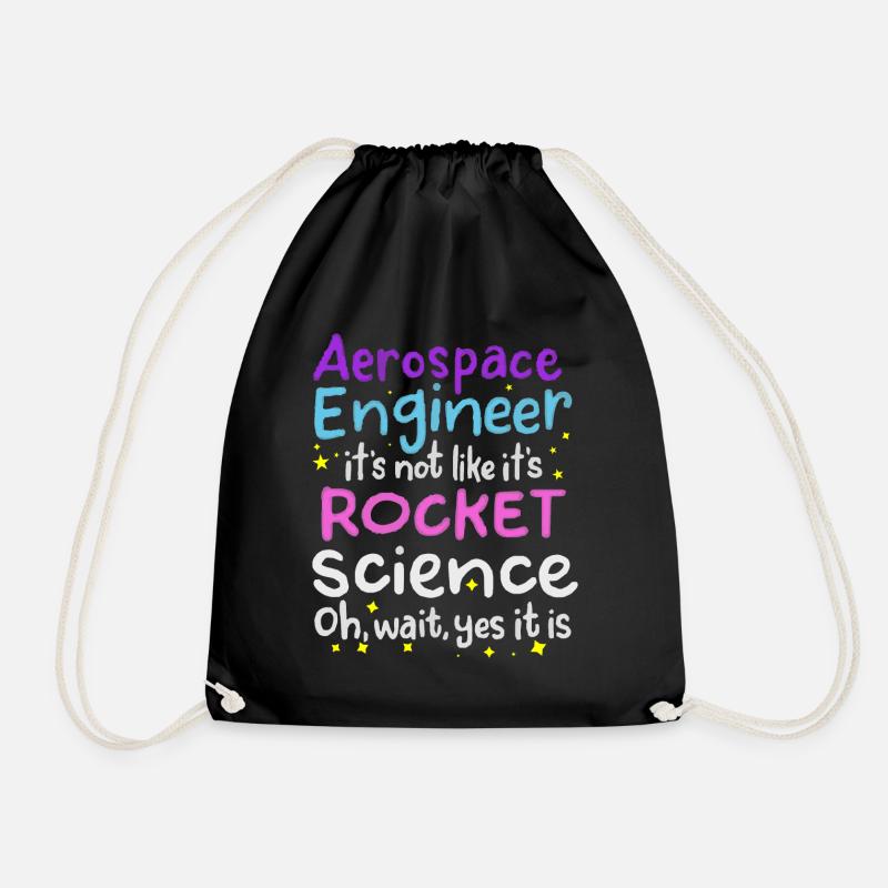 Ingénieur aérospatial, Rocket Science - Sac de sport léger - noir