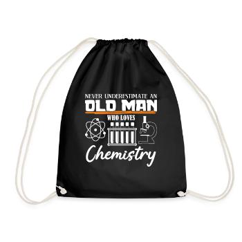 Technicien chimiste Chimiste Chimie Assistant de laboratoire chimique - Sac de sport léger - noir - Devant