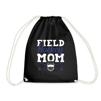 Field Hockey Mama - Drawstring Bag - black - Front