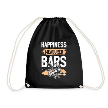 Plongée Bonheur - Sac de sport léger - noir - Devant