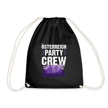 Autriche Party Crew - Sac de sport léger - noir - Devant