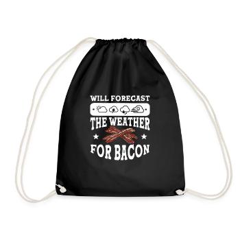 Meteorologist saying gift meteorology - Drawstring Bag - black - Front