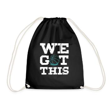 Basketball Sports - Drawstring Bag - black - Front