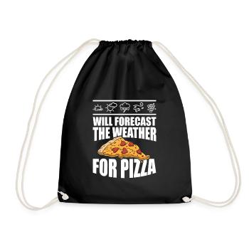 Meteorologist Quote Gift Meteorology - Drawstring Bag - black - Front