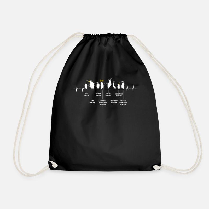 Pingouins, Pingouins, Amateurs de Pingouins - Sac de sport léger - noir