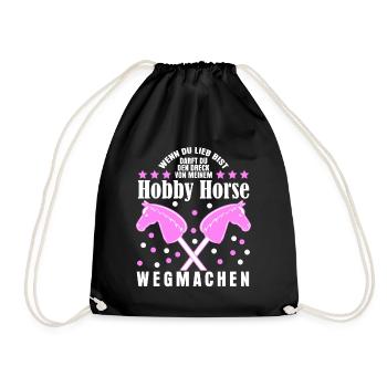 Hobby Horse Hobbyhorse - Turnbeutel - Schwarz - Vorne