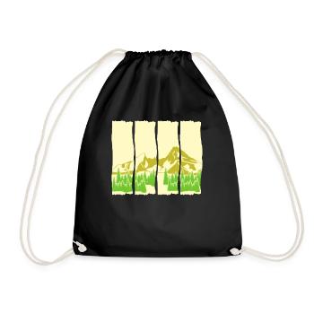Watzmann Mountaineering Watzmann Massif - Drawstring Bag - black - Front