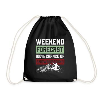 Week-end de snowboard - Sac de sport léger - noir - Devant