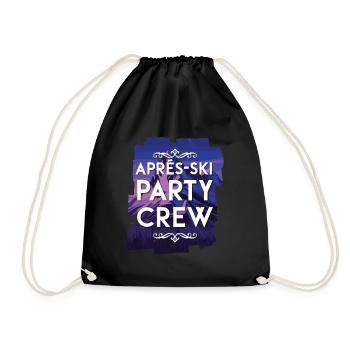 Apres SKi Party Crew - Turnbeutel - Schwarz - Vorne