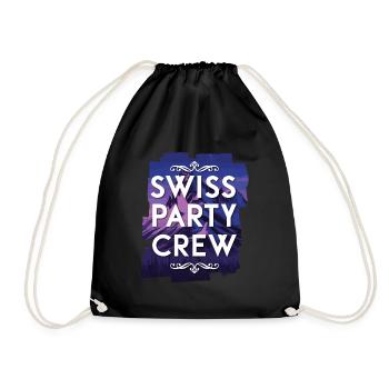 Equipage de fête suisse - Sac de sport léger - noir - Devant