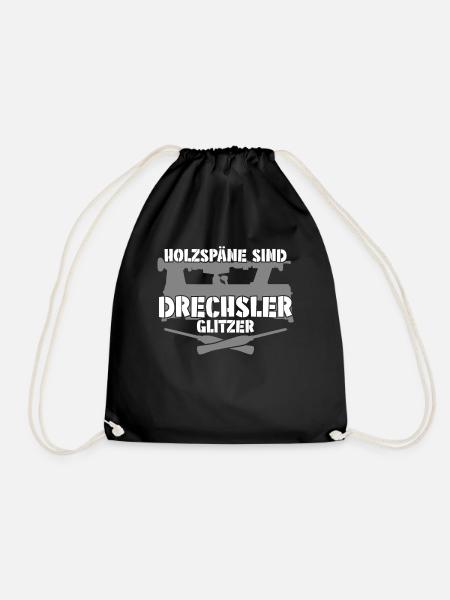 Drechseln Tischler Schreiner Drechsler - Turnbeutel - Schwarz