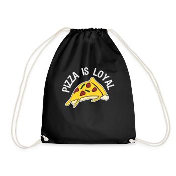 Pizza Food Pizza Baker Pizzaria - Drawstring Bag - black - Front